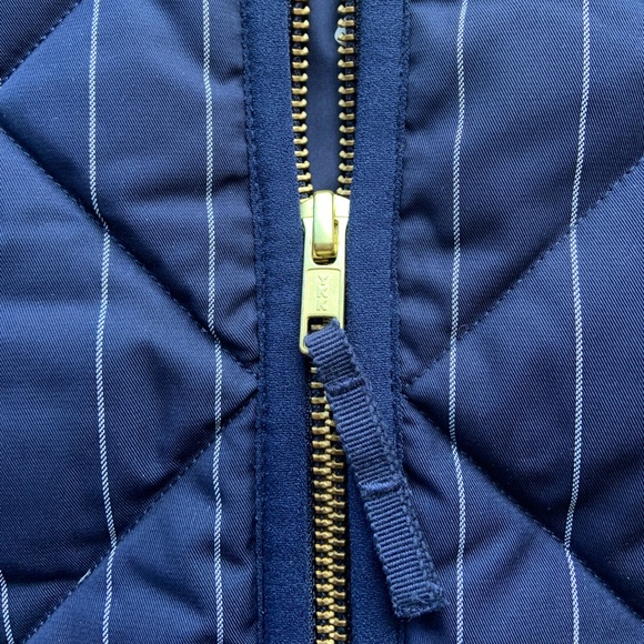J Crew Down-filled Pinstriped Vest - Picture 3 of 6